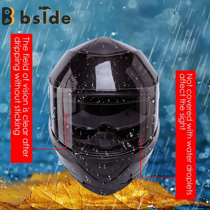 [Bside Tool Store] Anti Fog Film for Motorcycle Helmet Visor Nano Coating Fog Resistant Film