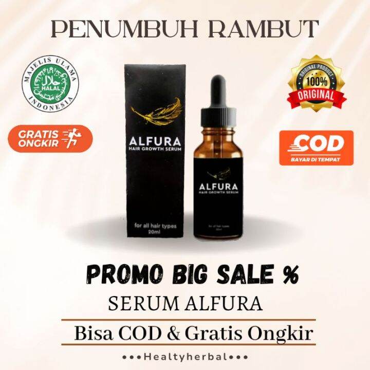 [ BEST SELLER ] Alfura Hair Growth Serum Penumbuh Rambut Premium - Obat ...