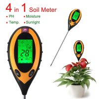 Soil PH Tester, 3/4 In 1 PH Light Moisture Acidity Tester Soil Tester Moisture Meter Plant Soil Tester Kit for Flowers