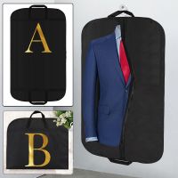 Dustproof Clothing Covers Western Suit Dust Cover Letter Print Coat Storage Bag Protector Hanging Garment Bags Closet Organizer