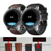 【ต้อง】สายหนังสำหรับ Samsung Galaxy Watch 3 45มม./46มม./42มม. /Active 2 Gear S3 Frontier 20มม./22มม. สร้อยข้อมือ Huawei Gt/ 2/2e สาย46มม.