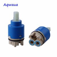 [HOT BEIJMKLHIW 547] Aqwaua 35Mm Faucet Valve Core Faucet Switch Replacement Part Mixer Cartridge With Distributor Bathroom Accessories