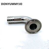 卐♠۞ DONYUMMYJO 1.5 Tri Clamp X 19mm OD Hose Barb with 90x Bend Sanitary Pipe fittings