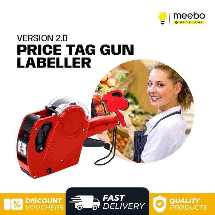 8Digit Price Tag Label Gun Price Tag Gun Labeler for Grocery Store