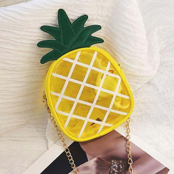 พร้อมส่ง-pineapple-crossbody-bag-กระเป๋าสะพายข้าง-ลายสับปะรดน่ารัก