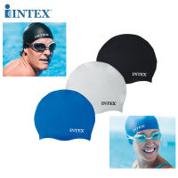 INTEX หมวกว่ายน้ำซิลิโคน Silicone Swim Cap รุ่น 55991