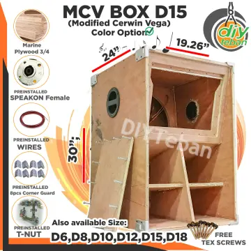a BOX MINI SCOOP 15 INCH SUBWOOFER BOX DESIGN 15 