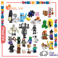 Mine crafts Building Blocks ของเล่น Minifigures Steve Enderman Kids Gift สำหรับ Lego