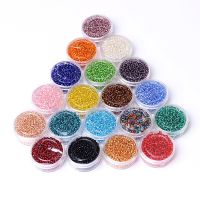 【LZ】 800Pcs 2mm 11/0 Contas De Semente De Vidro Uniforme Rodada Espaçador Solto Pérolas Para DIY Handmade Jóias Fazendo Acessórios Needlework