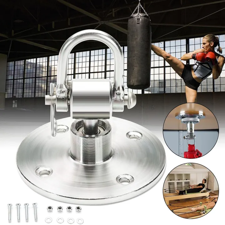 Speed Punching Ball Swivel Boxing Punch Bag Hook Hanging Mount Bracket