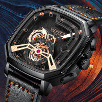 Lillock Liluoke Mens Watch Luminous Waterproof Square Explosive Watch Men