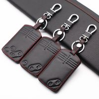 【cw】 Leather Car Key Case Cover For Mazda 2 3 5 Premacy Miata 6 8 RX8 MX5 M8 CX-7 CX-9 Verisa MPV 2/3/4 Buttons Remote Protector Fob