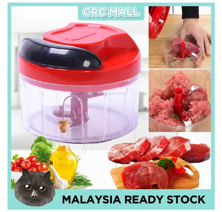 Manual Food Chopper Mini Hand Pull Food Processor for Fruit Vegetable