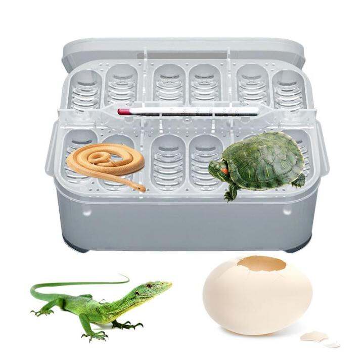 Small Reptile Breeding Box 12 Grids Professional Reptile Incubators