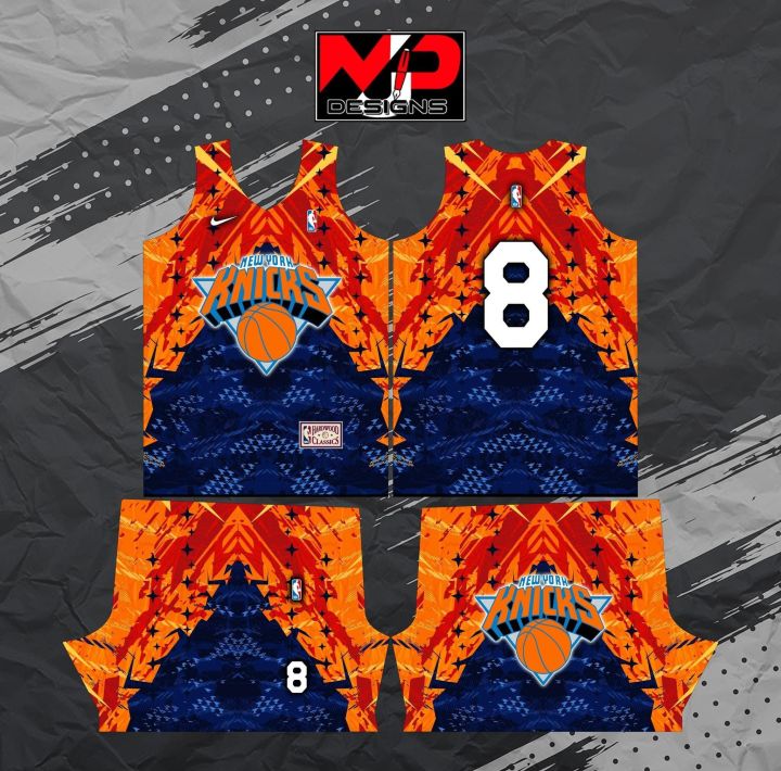 Sublimated Basketball Jersey Knicks style