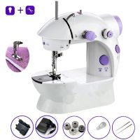 ♒จักรเย็บผ้า ไฟฟ้า มินิ ขนาดพกพา รุ่นSM-202A Mini Sewing Machine✭