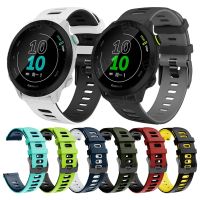 [HOT JUXLLKBKOW 514] สายนาฬิกาสำหรับผู้เบิกทาง Garmin 55 158 Band 245 245M 645 Smartwatch สายรัดข้อมือ20มม. กีฬาสายรัดซิลิโคนสร้อยข้อมืออุปกรณ์เสริม