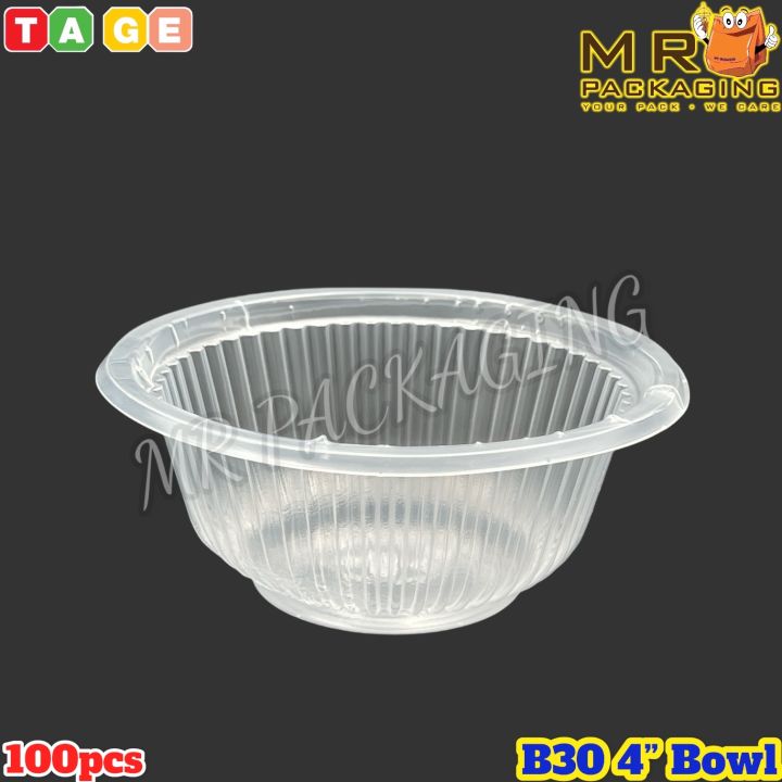 4 Small Bowl [ 100pcs± ] Tage Wfd30 8oz Disposable Pp Plastic Bowl