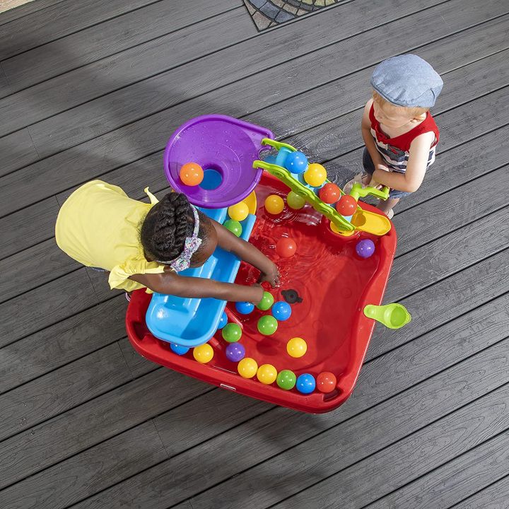 โต๊ะเล่นน้ำ-โต๊ะเล่นทราย-ของเล่นเด็ก-stem-table-step2-แถมลูกบอล-10-ลูก