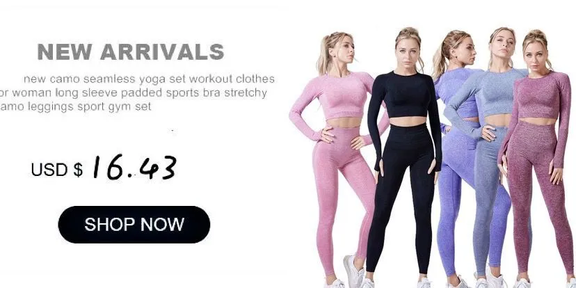 2pcs Seamless Hyperflex Workout Sport Outfits For Women Sportswear