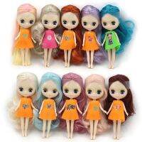 DBS Mini Blyth 11Cm ตุ๊กตาแฟชั่น Colorfu ผมเปลือยของเล่นเด็กผู้หญิงของขวัญ