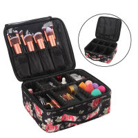 Professional Suitcase Makeup Box for Women Make Up Cosmetic Bag Organizer Storage Case Zipper Large Toiletry Wash Beauty Pouch