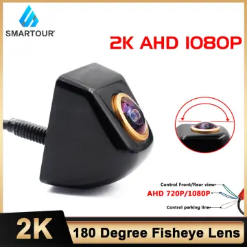 GreenYi AHD 1080P Front Side Rear View Camera Night Vision Fisheye  Golden/Black Lens Car Reverse