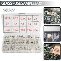 ❇ 150pcs Glass Fuses With Box Glass Tube Fuses Assortment Kit 15 Types 0.1A 0.2A 0.5A 1A 2A 3A 4A 5A 6A 8A 10A 15A 20A 25A 30A