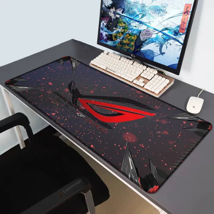 Keyboard and Mouse Pad 900x400 Gaming Mousepad Rgb Desk Mat Pc Gamer