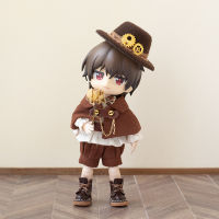 ob11 doll clothes suit Ymy baby clothes steampunk brown suit pants shirt hat cape and other five into the doll clothes accessori