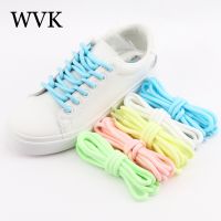 WVK new Luminous Shoe laces Bold High Quality Fluorescent Shoelaces Glow In The Dark Night Round Shoelace Sneaker Laces Shoes