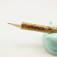 การประดิษฐ์ตัวอักษรจีนแปรงทำด้วยผ้าขนสัตว์กระต่ายสีม่วงแปรงผมประดิษฐ์ตัวอักษรขนาดเล็กสคริปต์ปกติภาพวาดจีน Huzhou แปรงปากกา