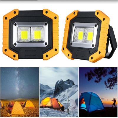 30w LED Floodlight Portable Lightweight Waterproof Super Bright USB Rechargeable COB Work Light Lamp Outdoor Camping Night Lamps
