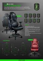 EGA GAMING SEAT TYPE-G3/รับน้ำหนักได้ถึง 200 KG