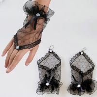 □ Red/Black/White Lace Wedding Gloves Fingerless Bridal Gloves Beautiful Gloves Cheap Wedding Accessory for Bride