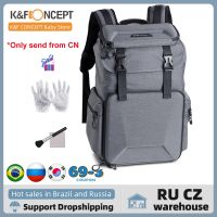 4Options K amp;F CONCEPT Camera Backpack Photography Storage Bag Waterproof Removable Divider Lock Buckle Camera Backpack Hot Bag