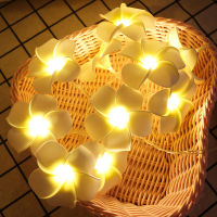 Frangipani Light String Led Flower Fairy Garden Garland Kids Bedroom Christmas Wedding Hoilday Party Outdoor Decoration Lighting