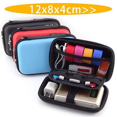 EVA Mini Portable Earphone Bag Coin Purse Headphone USB Cable Case Storage Box Wallet Carrying Pouch Bag Earphone Accessories