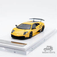 Cars Lounge 1:64 LP670-4 SV Bat สีขาวสีเทาสีเหลืองเรซิ่นรุ่น Car