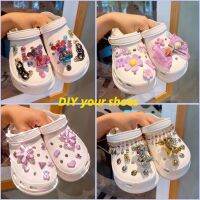 ♂ 【✨Ooyoudo】Crocs jibbitz สติกเกอร์หัวเข็มขัด สําหรับตกแต่ง crocs diy【แตะผู้หญิง อุปกรณ์เสริม】