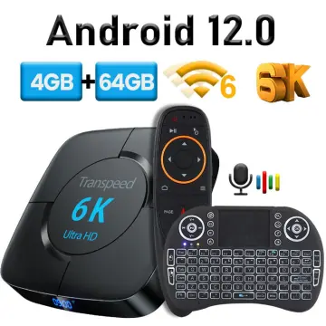 Transpeed ATV Android 13 TV Box RK3528 With Voice Assistant A53 Support 8K  4K