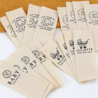 Custom Clothing Label  Brand Label  Washable Cotton  Personalized Handmade Cotton for Children Personalized Tags(5271) Labels