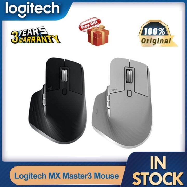 【3-Year Warranty】Logitech MX Master 3 Wireless Bluetooth Office Mouse ...