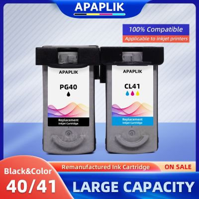 APAPLIK PG40 PG 40 CL41 Ink Cartridge For Canon PG-40 CL-41 For Canon Pixma  Ip1600 Ip1700 Ip1880 Ip2200 Ip2580 MP170 MP180