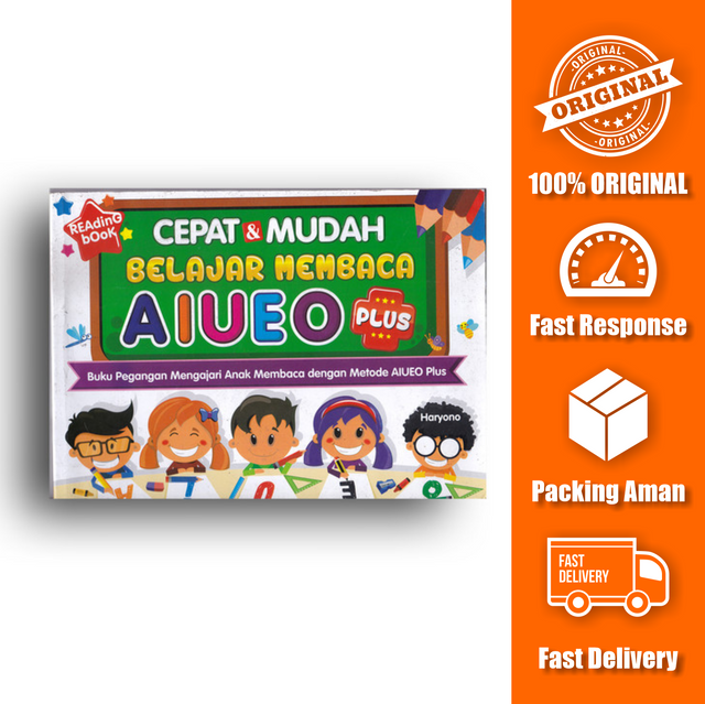 Buku Anak Cepat And Mudah Belajar Membaca Aiueo Plus Lazada Indonesia