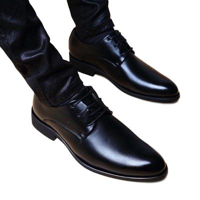 Opy รองเท้าหนังสังเคราะห์ธุรกิจสำหรับผู้ชาย,รองเท้าชุดเดรสยางปลายแหลมงานแต่งงานสำนักงานแบบคลาสสิก
