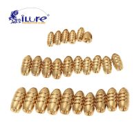 [HUYE Outdoor Store] ILure 10 Pcs ด้ายทองแดงจี้2G/3.5G/5G/7G/10G ทองแดงบริสุทธิ์ตะขอตกปลาน้ำหนักเหยื่ออ่อนอุปกรณ์เสริมตกปลา