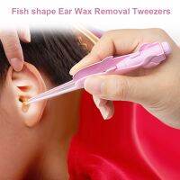 2Pcs/Set Ear Wax Removal LED Flashlight Stainless Steel Earpick Ear Wax Cleaner Tweezers Ear Cleaning Tool Set For Baby Adults