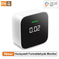 Xiaomi YouPin Official Store Honeywell ฟอร์มาลดีไฮด์ HCHO OLED อุณหภูมิ Hu Mi dity SENSOR เครื่องตรวจจับก๊าซทำงานสำหรับ Mi Home APP