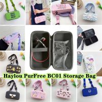 READY STOCK! For Haylou PurFree BC01 Bone Conduction Headphones Case Stylish and portable for Haylou PurFree BC01 Portable Storage Bag Carry Box Pouch